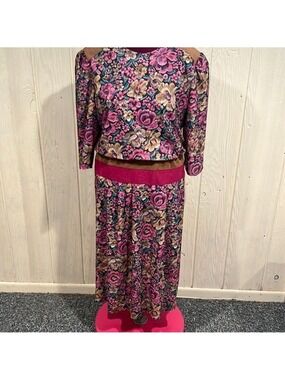 Jenny Vintage USA Dress Size 18 Faux Suede